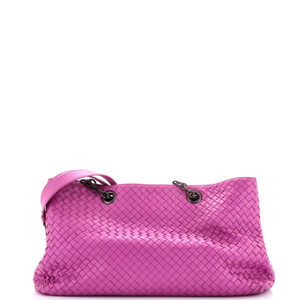 Bottega Veneta Large Double Chain Tote Intrecciato Nappa